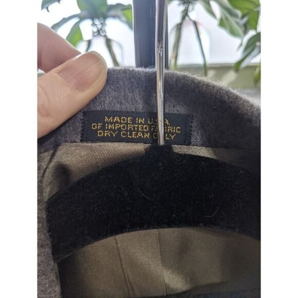 vintage Camel Hair Rogers Scott Blazer coat M/42 Gray Sport Coat USA Made LN - Picture 7 of 12